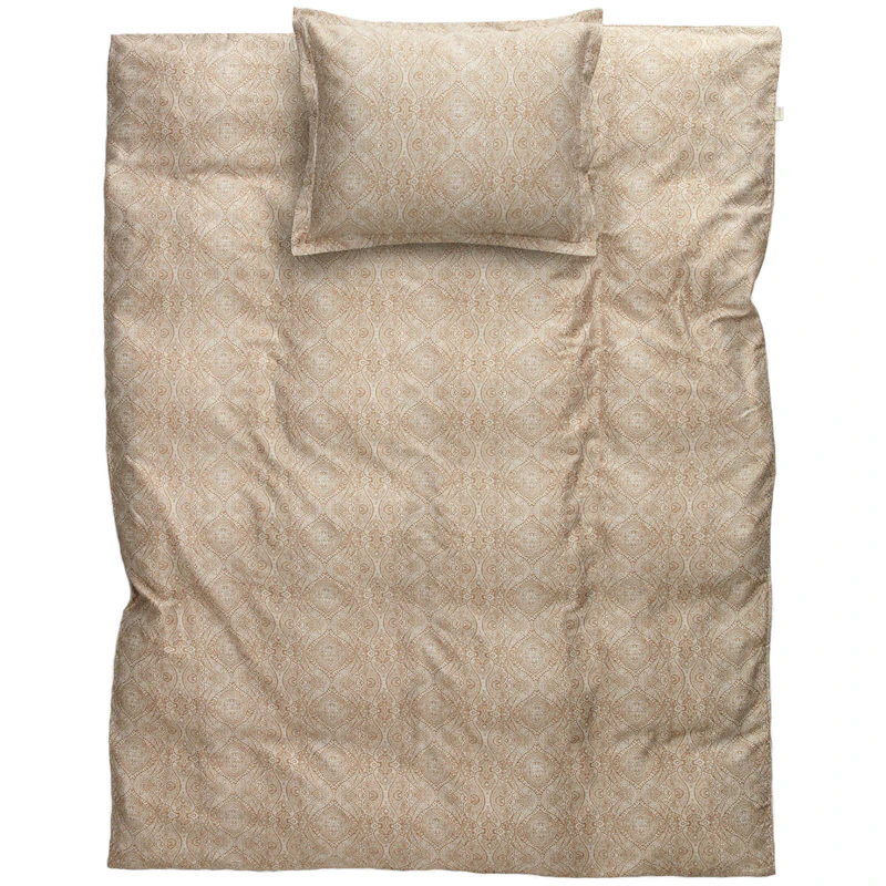 Classic Paisley Sengesæt 150x210 + 50x60 cm, Cumin Beige