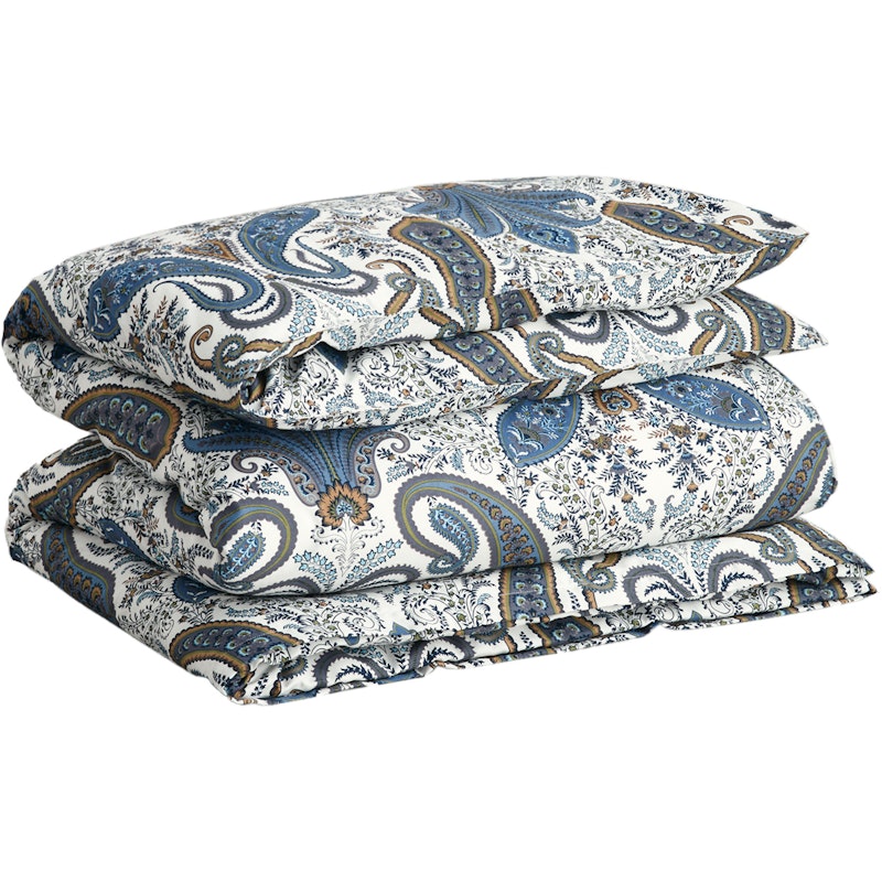 Key West Paisley Dynebetræk 200x220 cm, Sateen Blue