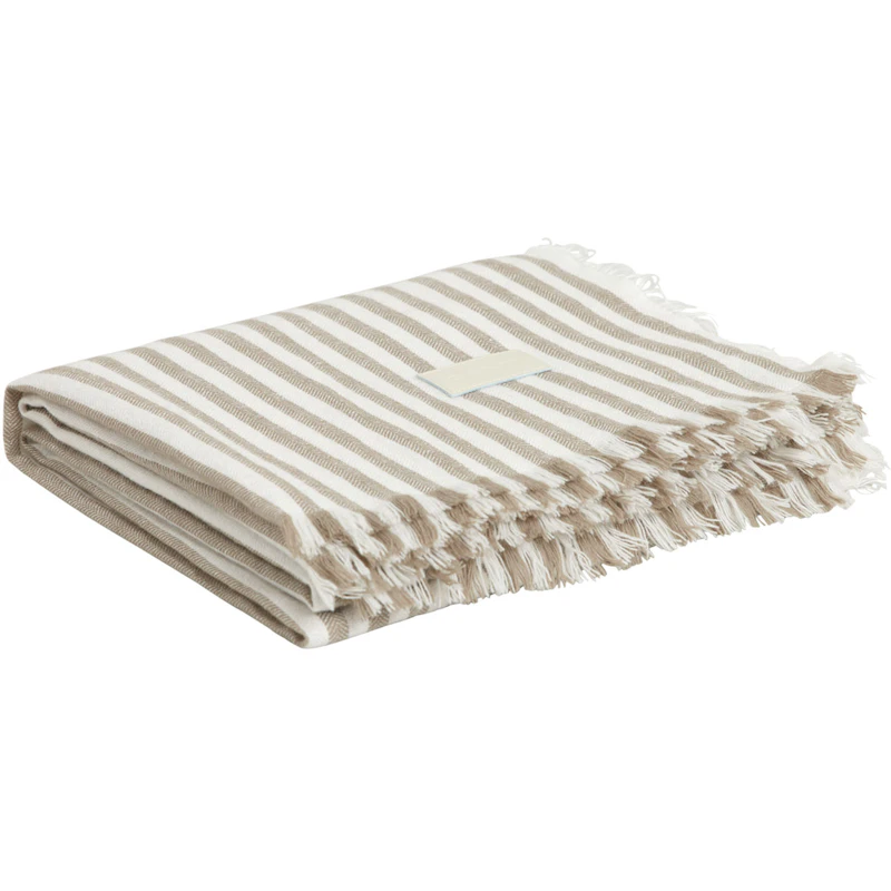 Light Stripe Plaid 130x180 cm, Cold Beige