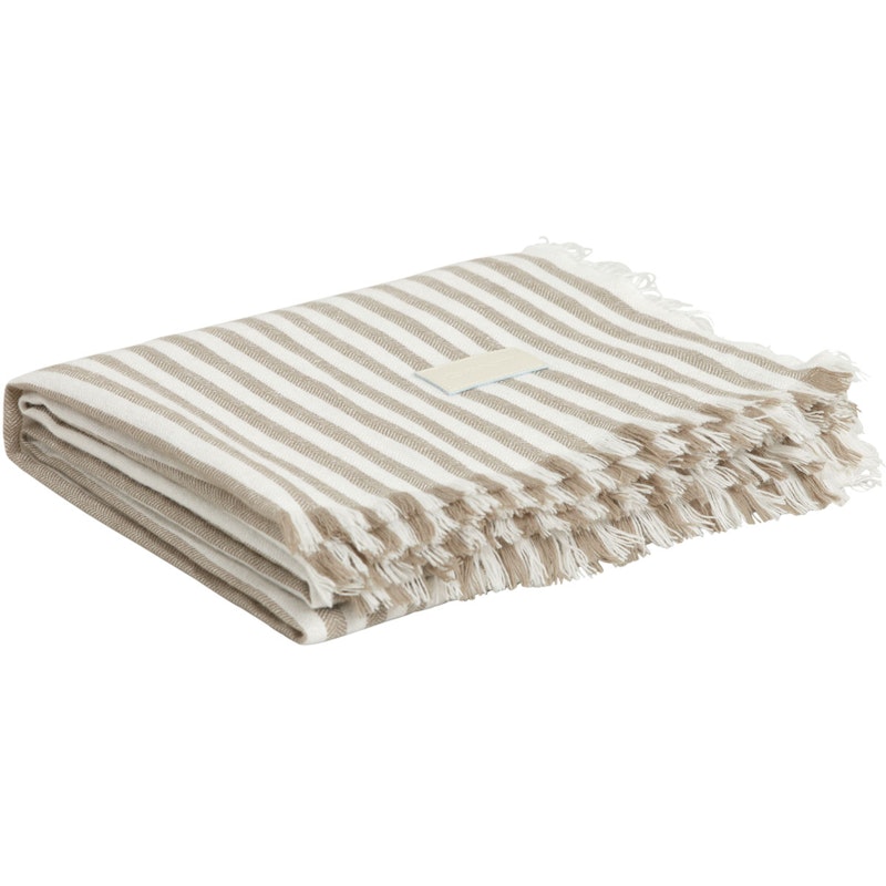 Light Stripe Plaid 130x180 cm, Cold Beige