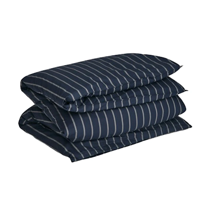 Oxford Stripe Dynebetræk, Blåt