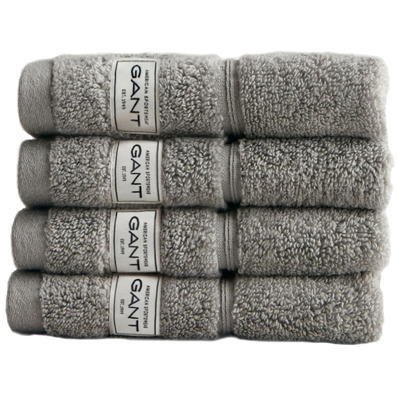 Premium Håndklæder 30x30 cm 4-pak, Concrete Grey