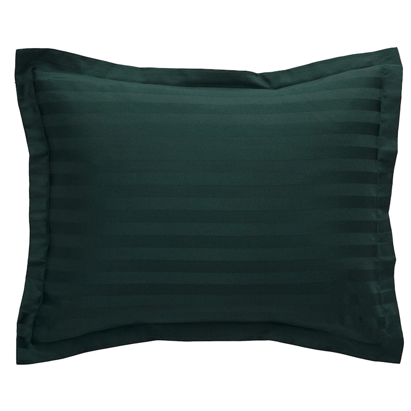 Sateen Stripe Pudebetræk 50x60 cm, Tartan Green