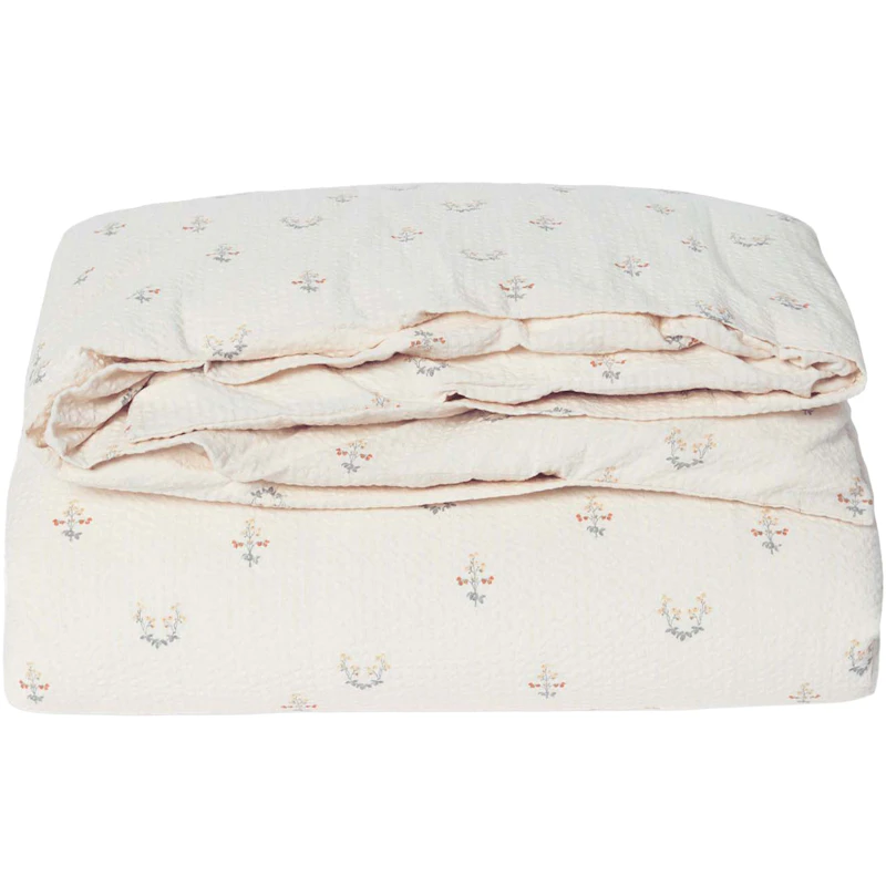 La Fraise Seersucker Duvet Cover Single, 140x200 cm
