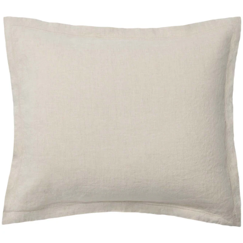Hemstitched Linen Pillowcase, 50x70 cm