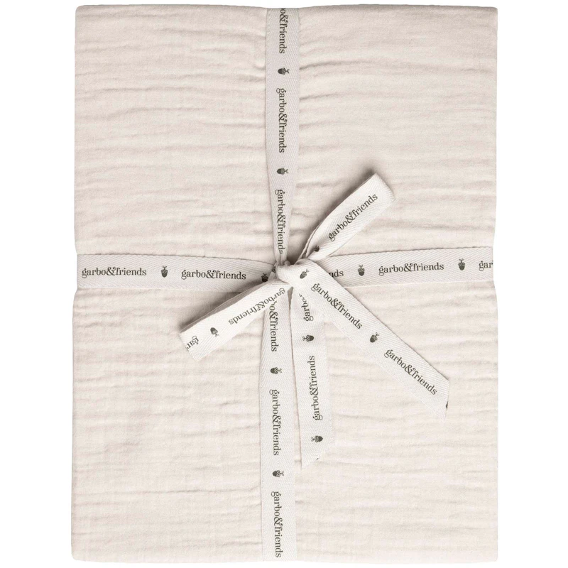 Eggshell Muslin Stræklagen Enkel, 90x200 cm