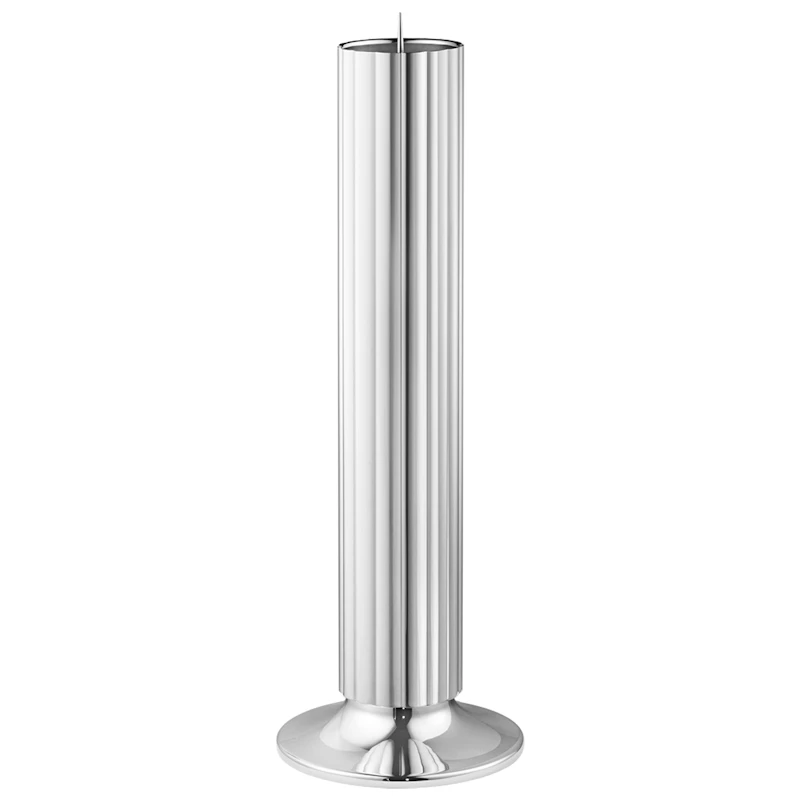 Bernadotte Lysestage Rustfrit Stål, 40 cm