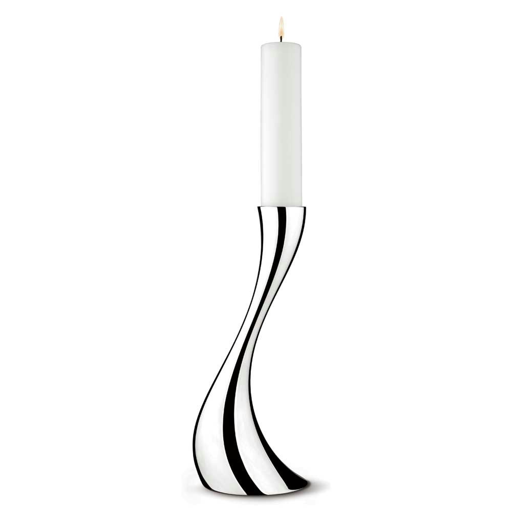 Georg Jensen Cobra Gulvlysestage Small 40 Cm - Lysestager Rustfrit st&aring;l - 3586631