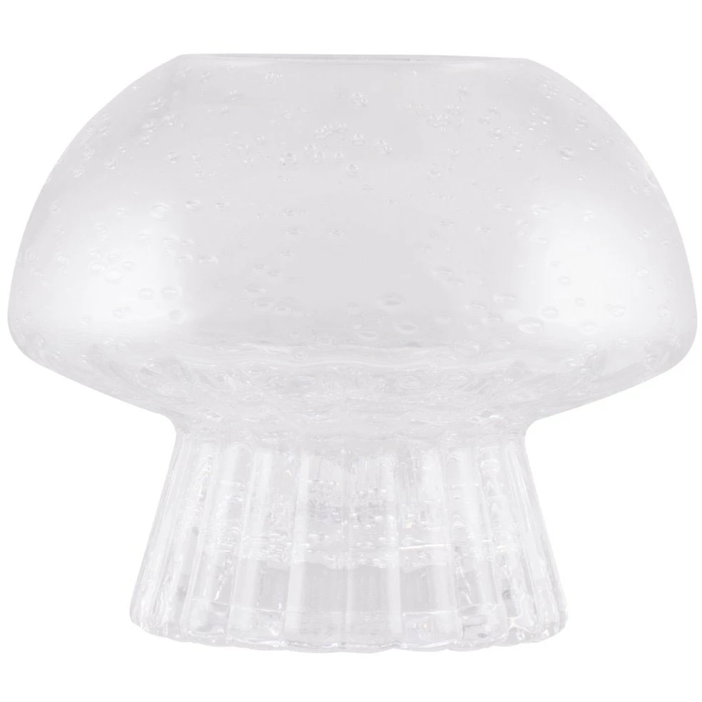 Globen Lighting Fungo 12 Fyrfadsstage - Fyrfadsstager Mundbl&aelig;st Glas Klar - 681455