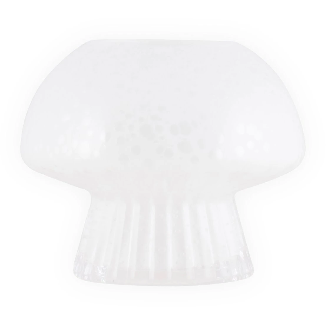 Globen Lighting Fungo 12 Fyrfadsstage - Fyrfadsstager Mundbl&aelig;st Glas Hvid - 681408