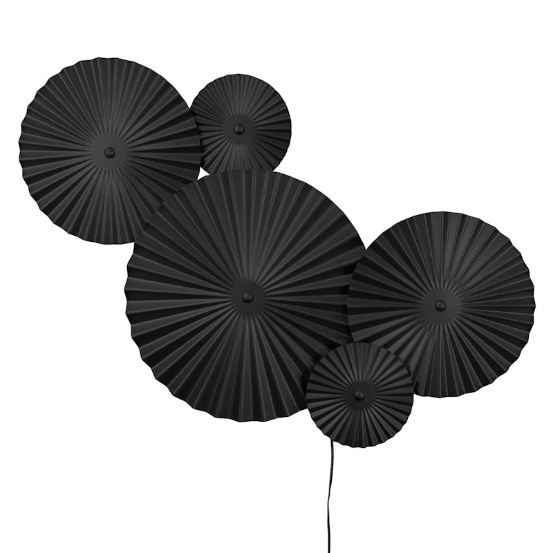 Omega Væglampe, Sort