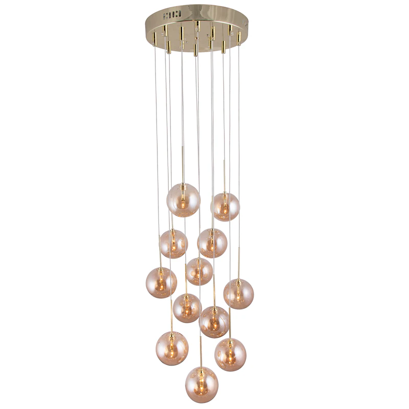 Skyfall Lysekrone, Amber