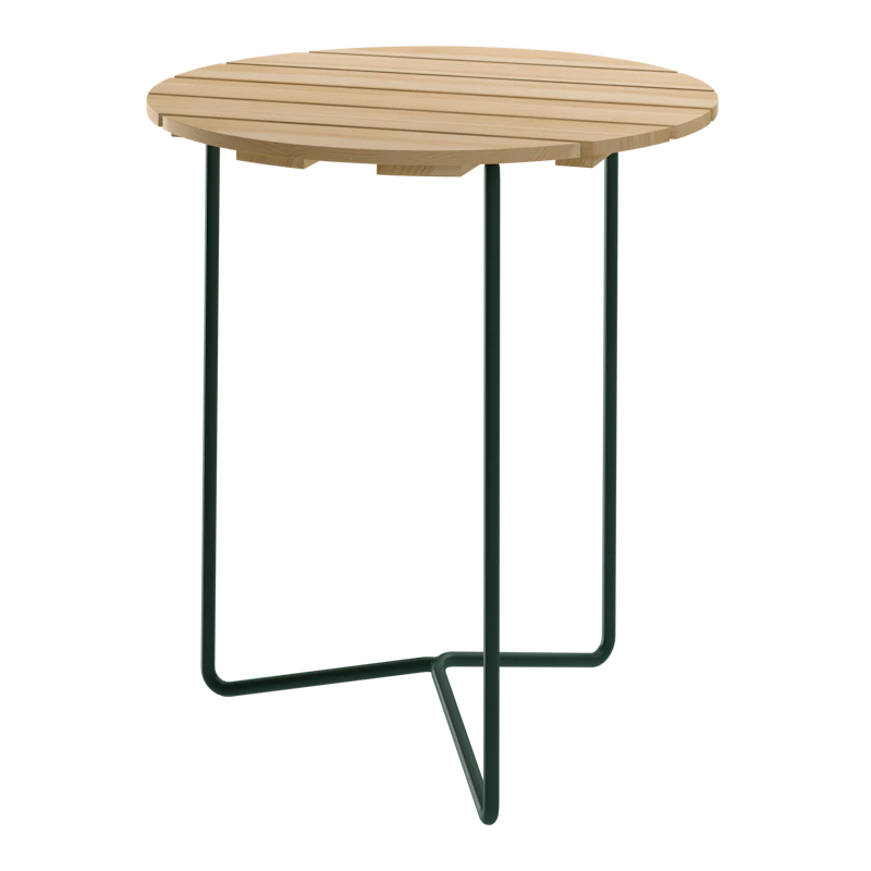 6B Bord Ø60 cm, Olieret Fyrretræ / Grønt