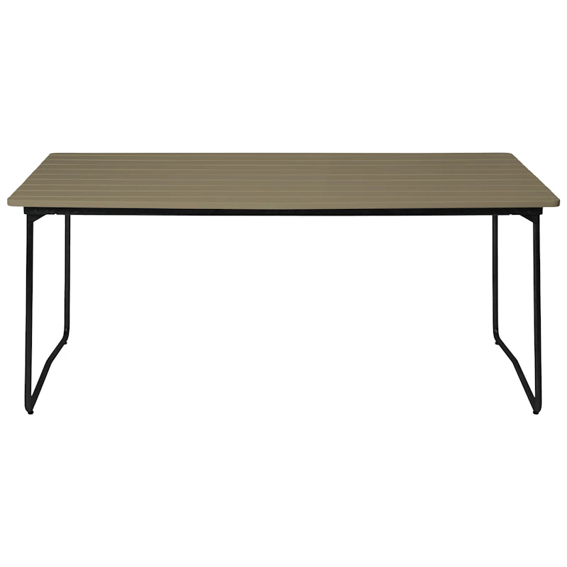 B31 Bord 92x170 cm, Light Green / Sort