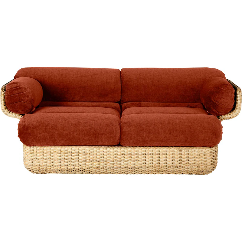Basket 2-Personers Sofa, Rotting / Belsuede Sp Fr 133