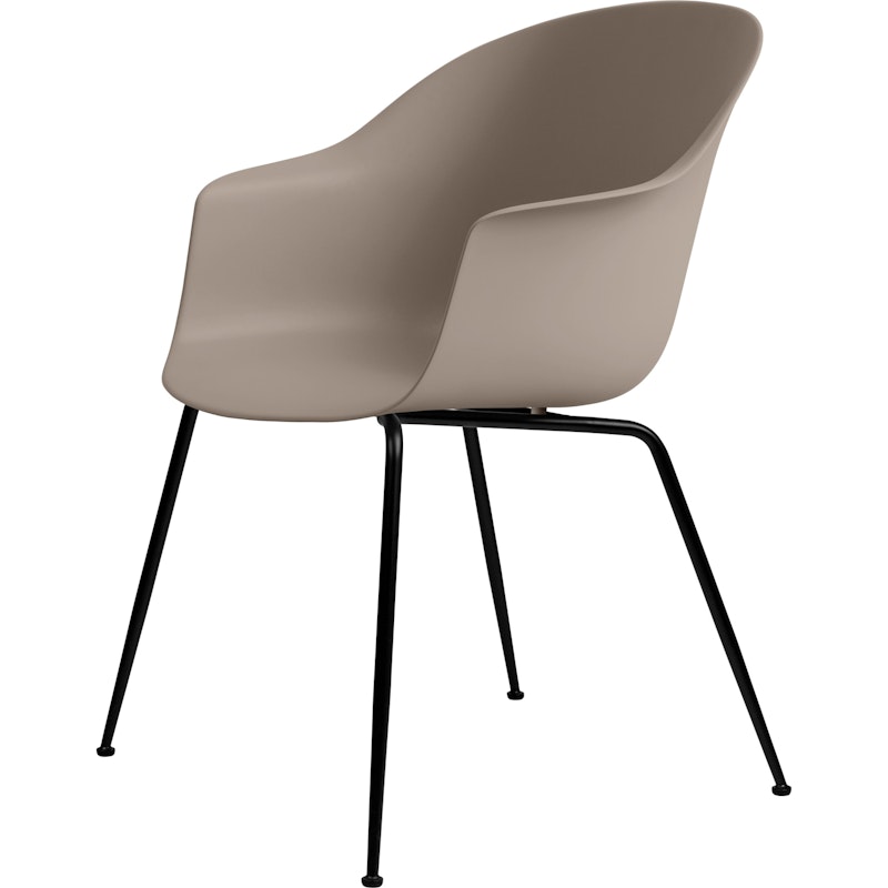 Bat Chair Conic, Black Matt/New Beige