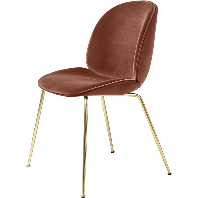 Beetle Stol Brass / Velvet, Rusty Red
