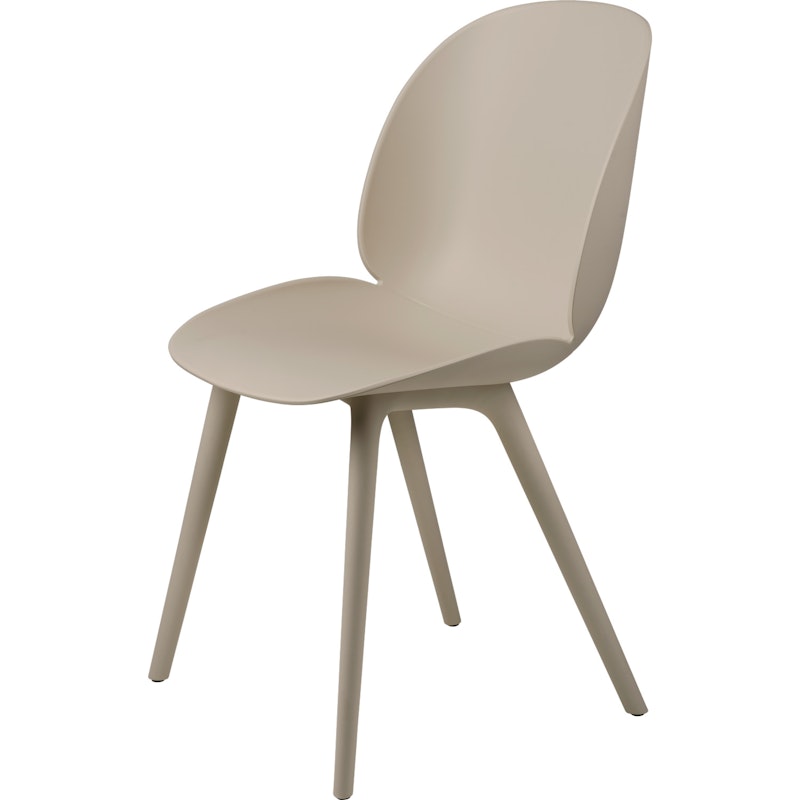 Beetle Stol Upolstret Plastik Beige Base, New Beige