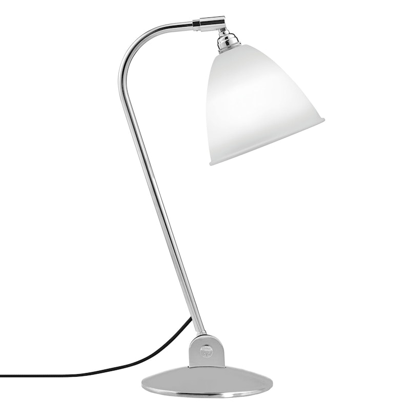 Bestlite BL2 Bordlampe, Krom/Benporcelæn