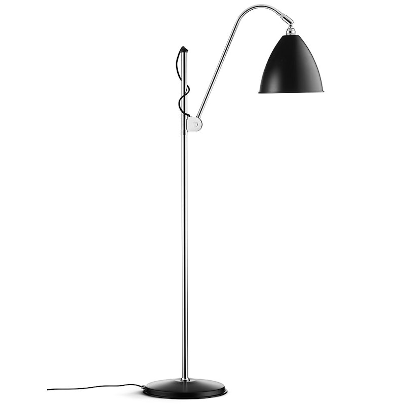 Bestlite BL3M Standerlampe, Krom/Sort