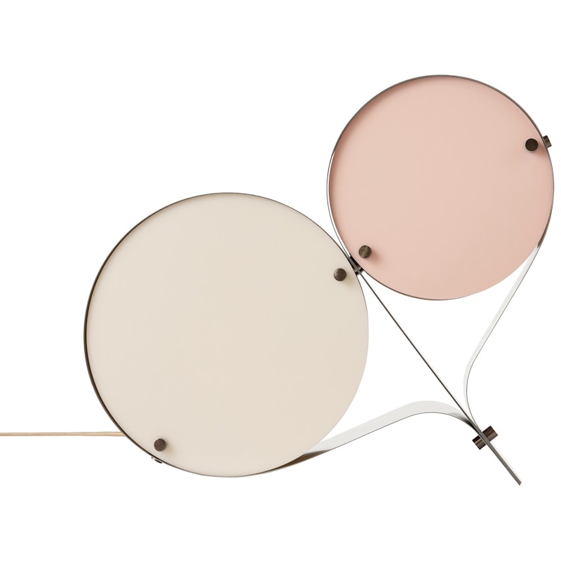 Coppia Bordlampe, Ivory / Blush