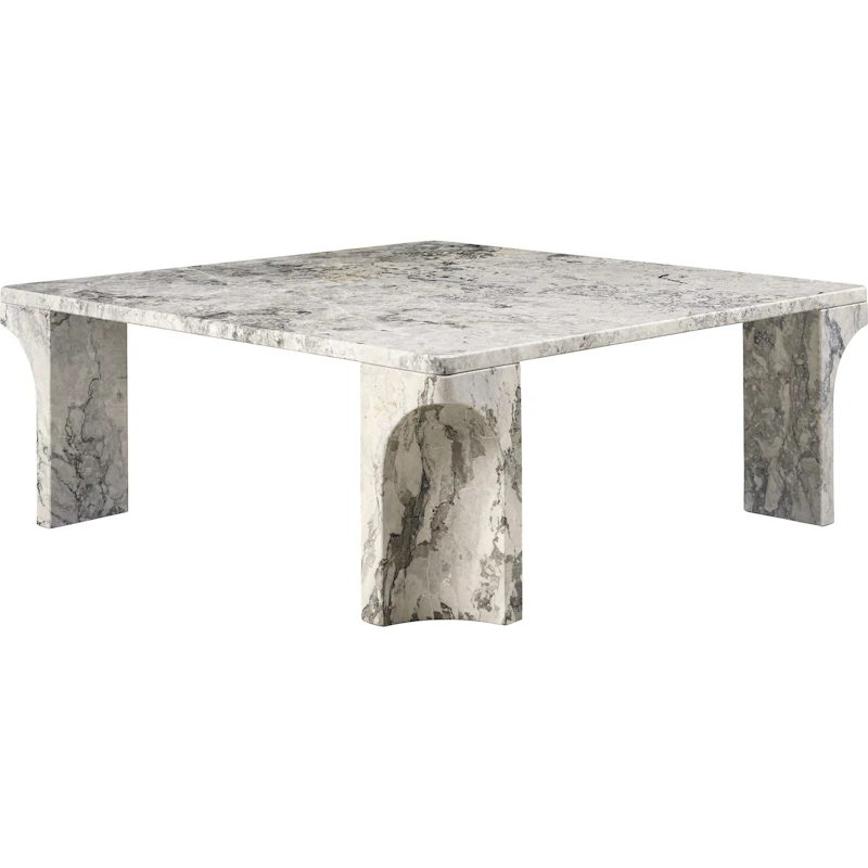 Doric Sofabord 80x80 cm, Stormy Gray