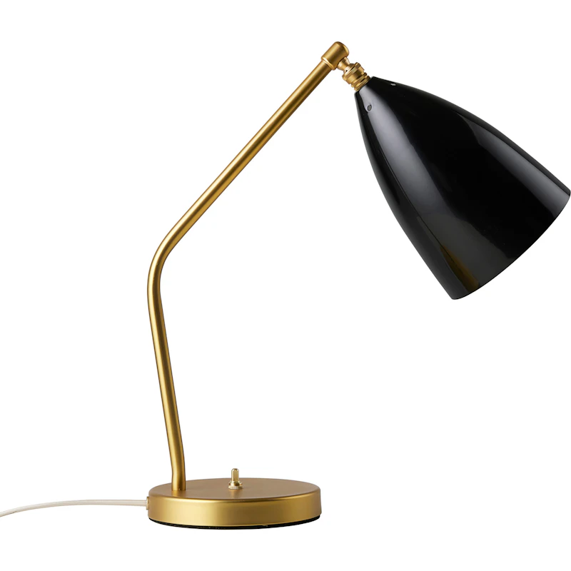 Gräshoppa Bordlampe, Glossy Black