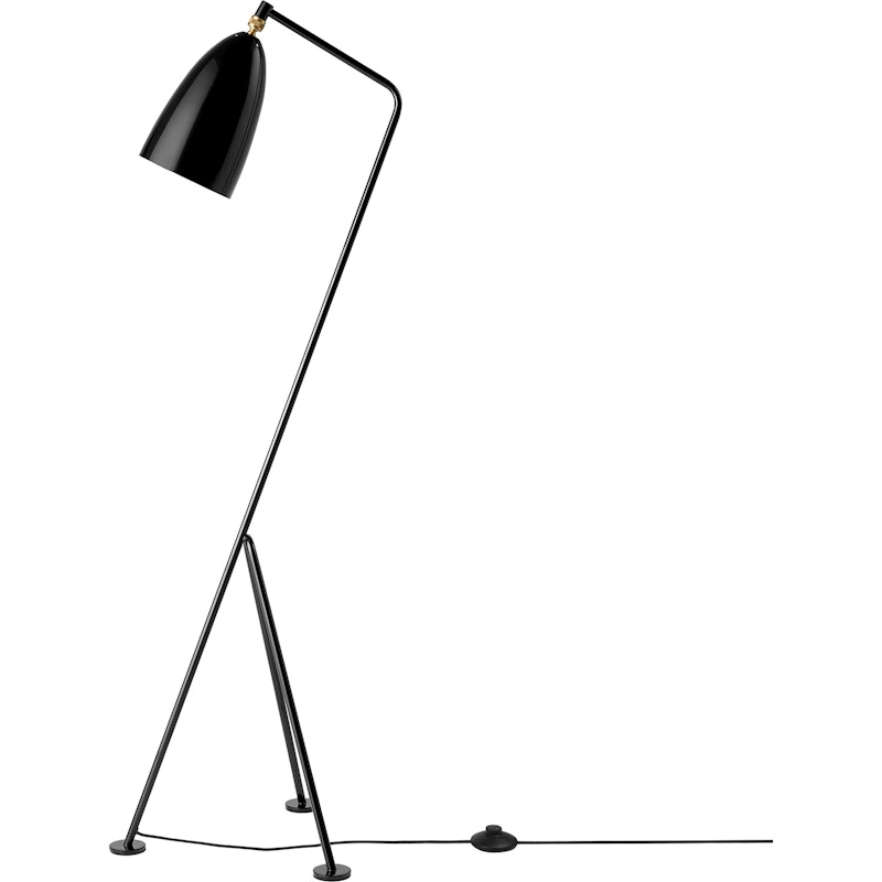 Gräshoppa Gulvlampe, Glossy Black