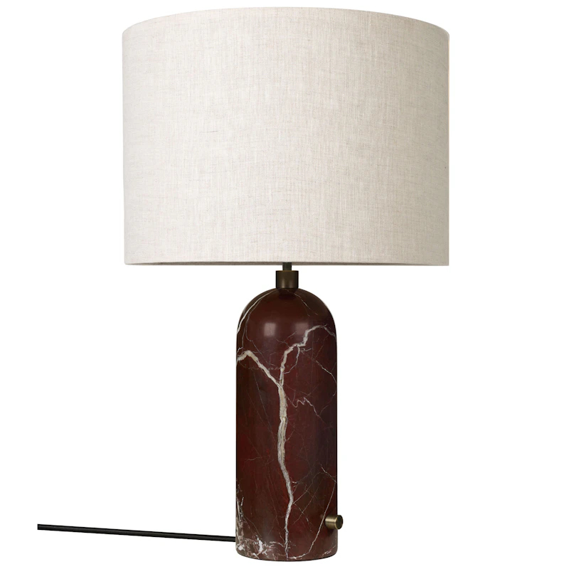 Gravity Table Lamp Big, Maroon / Canvas