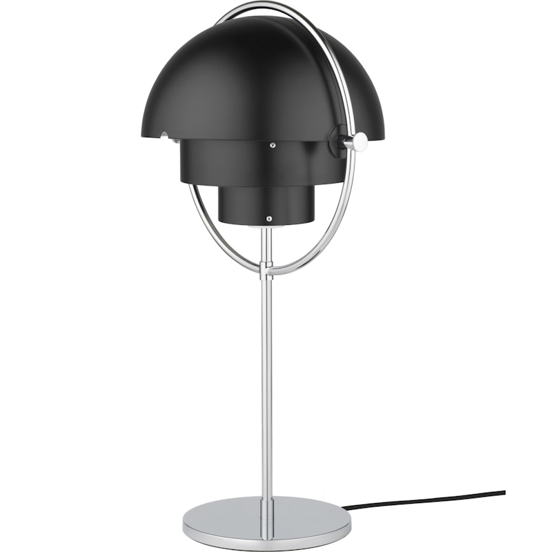 Multi-Lite Bordlampe, Chrome / Sort