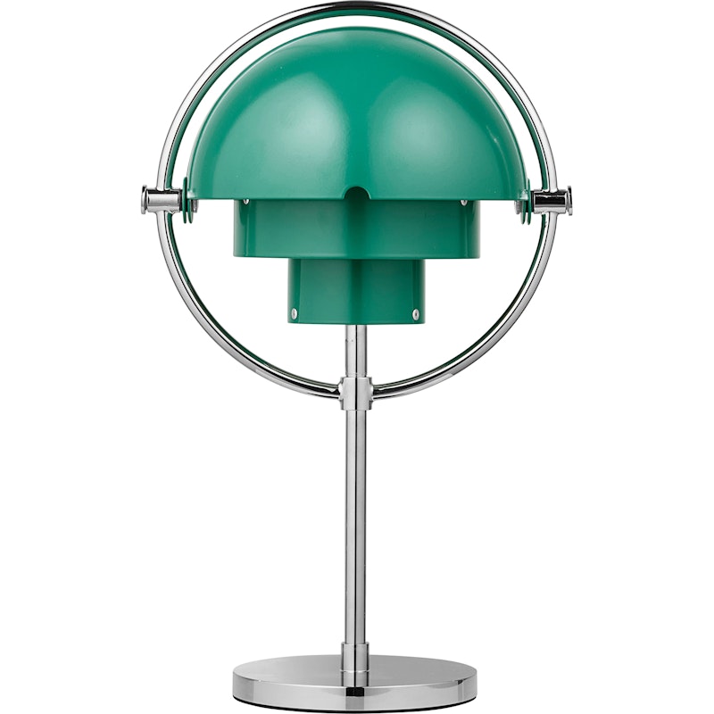 Multi-Lite Bordlampe Bærbar, Krom / Teal Green