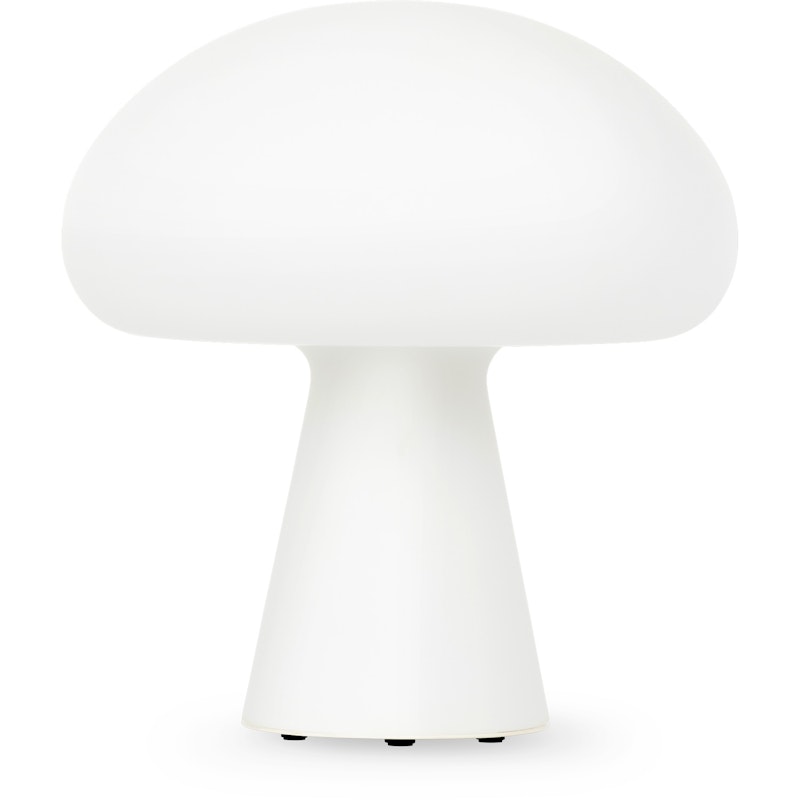 Obello Bordlampe Bærbar, Hvid