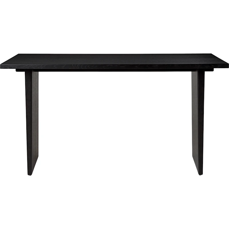 Private Skrivebord 120x60 cm, Brown Black  Bejdset Egetræ