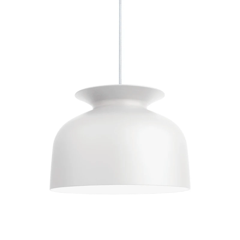 Ronde Loftslampe Ø40cm, Hvid
