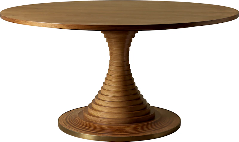 Tavolo a Dischi Spisebord Valnød, Ø150 cm