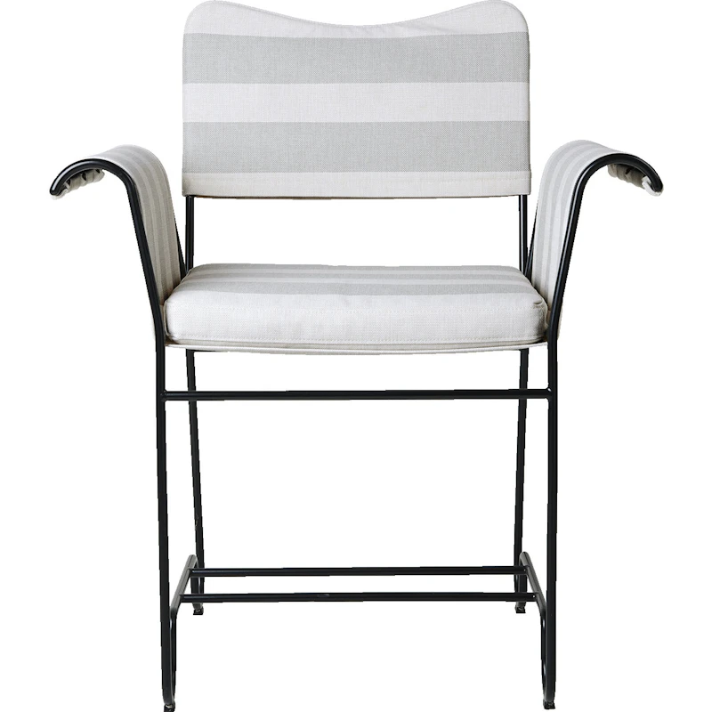 Tropique Spisebordsstol, Classic Black / Leslie Stripe 20
