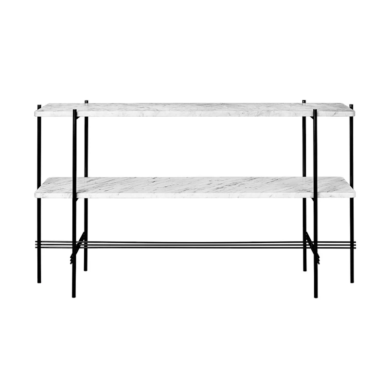 Ts Console 2 Hylde, Hvid Marmor