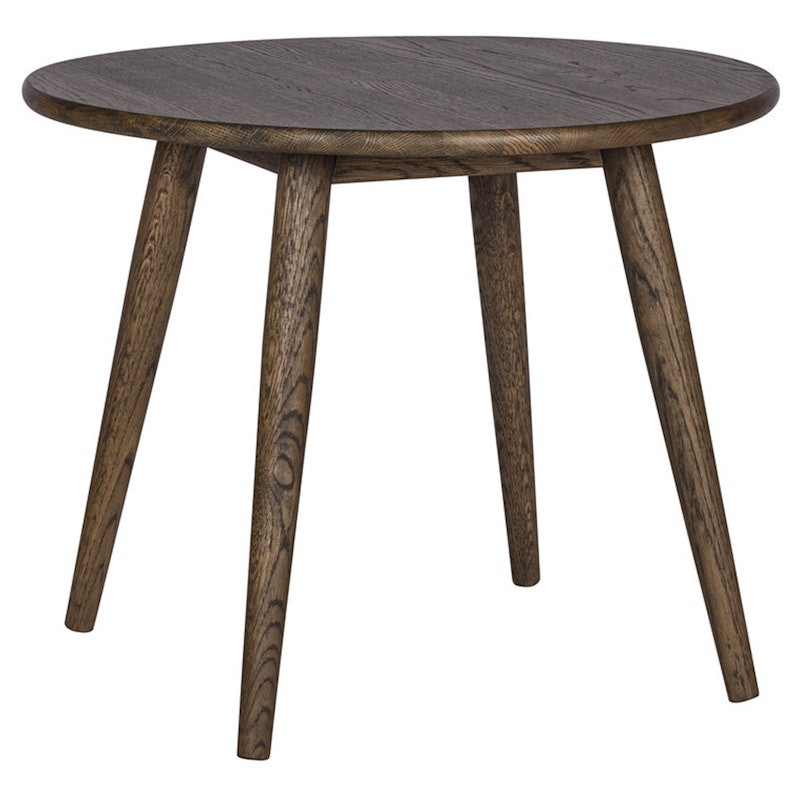 Symphony 02 Sofabord Ø63 cm, Mørkolieret Egetræ