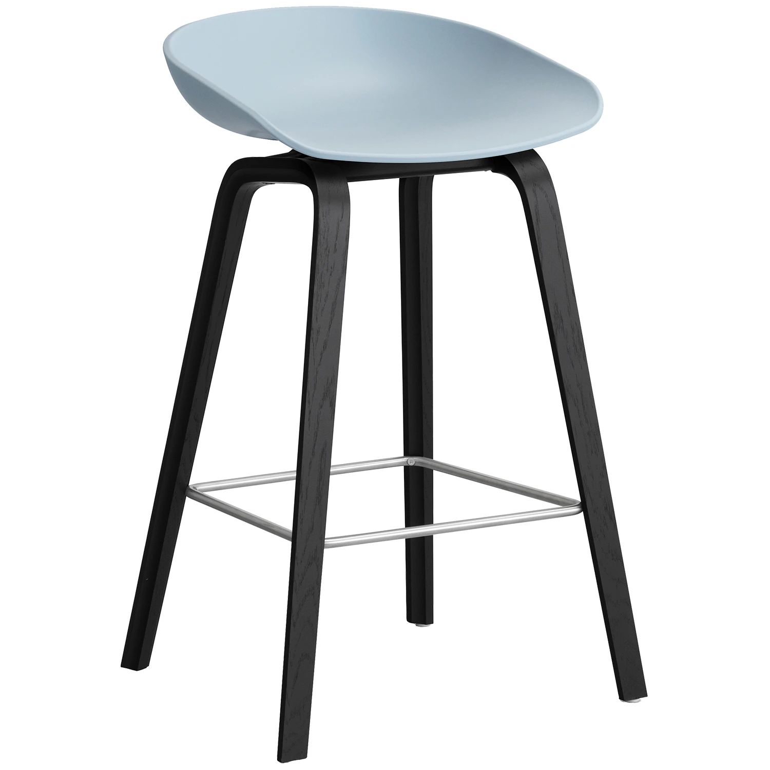 AAS 32 2.0 Barstol 65 cm, Sortlakeret Eg / Sort/Sort | Rum21.dk