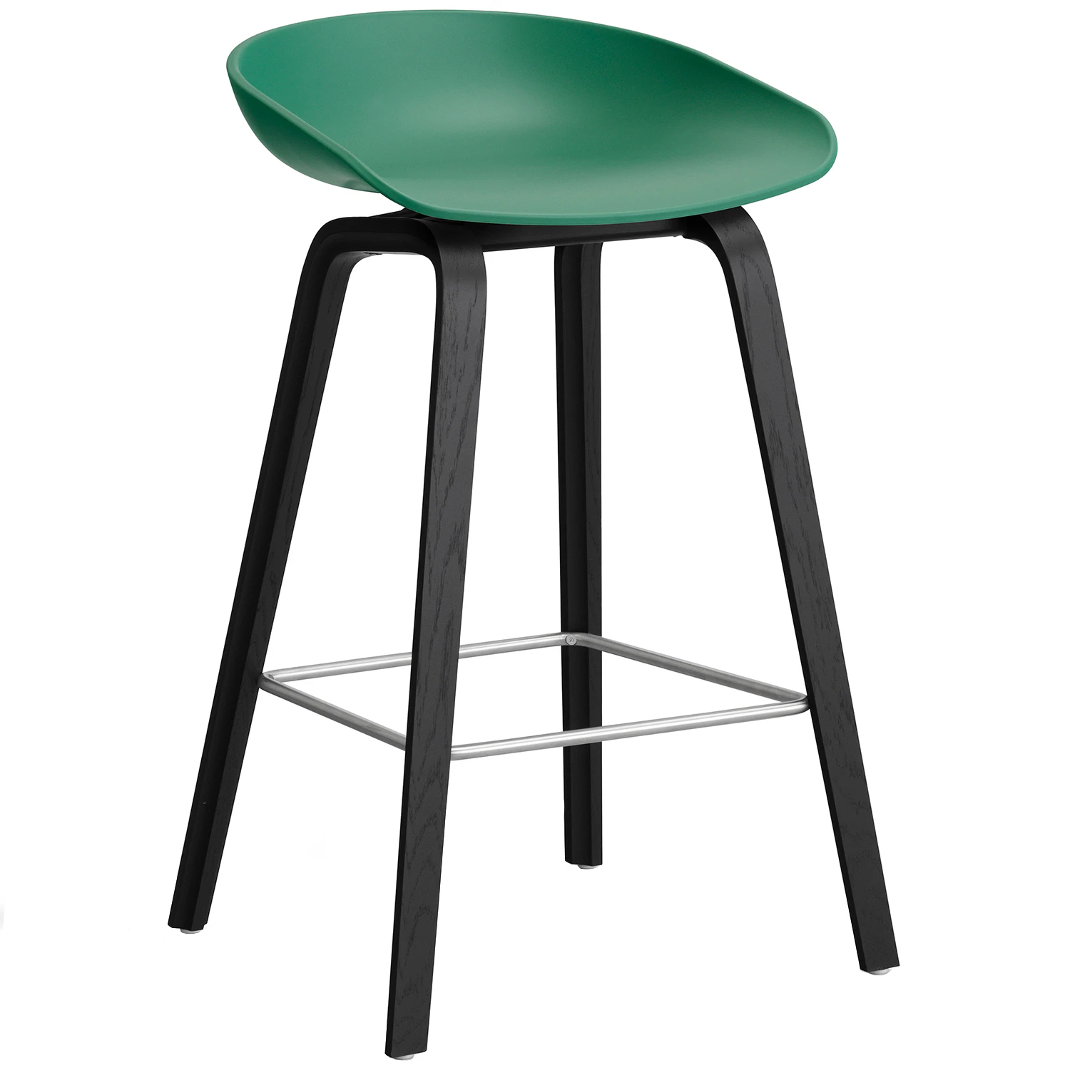AAS 32 2.0 Barstol 65 cm, Sortlakeret Eg / Sort/Sort | Rum21.dk