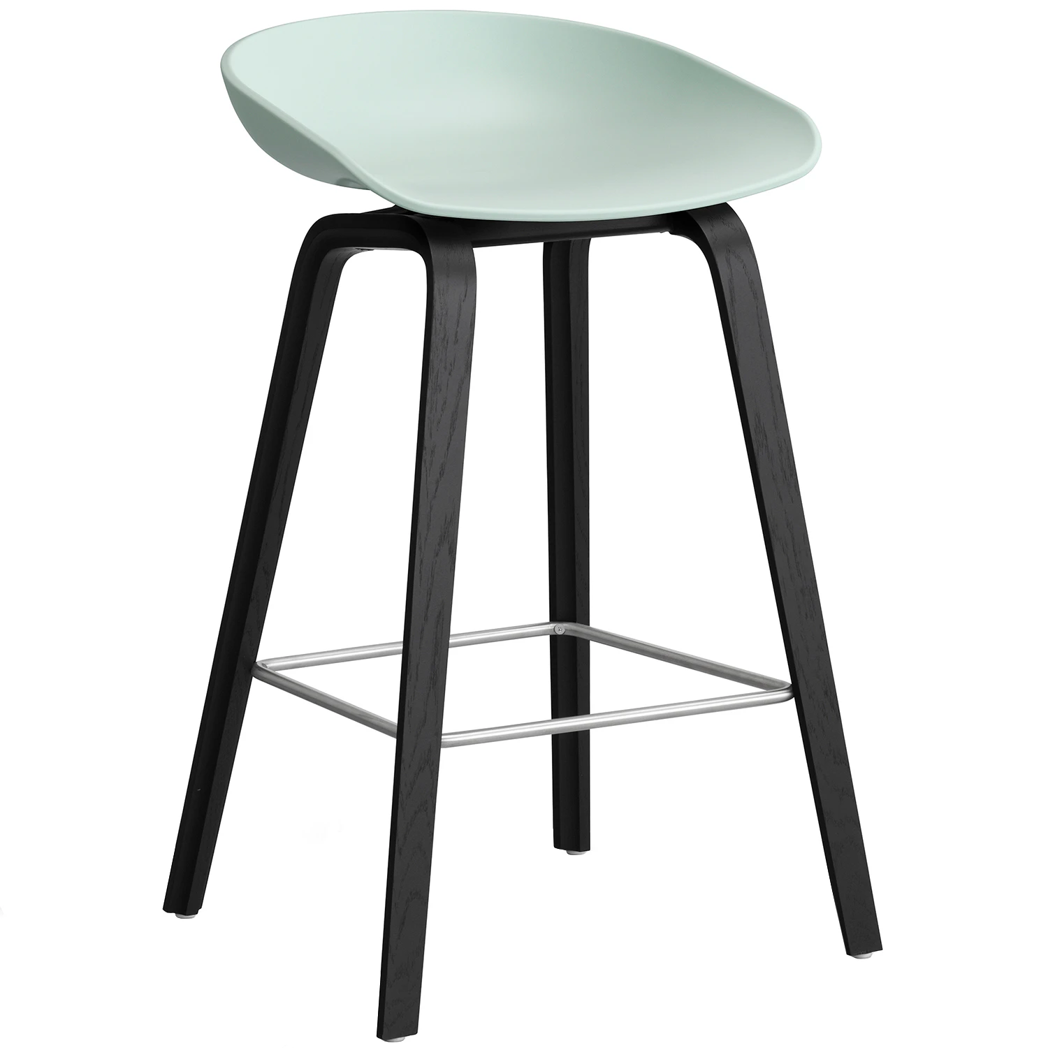 AAS 32 2.0 Barstol 65 cm, Sortlakeret Eg / Sort/Sort | Rum21.dk