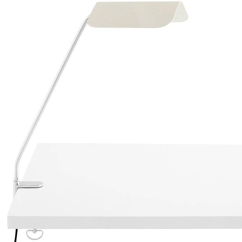 Apex Skrivebordslampe med Klemme, Oyster White