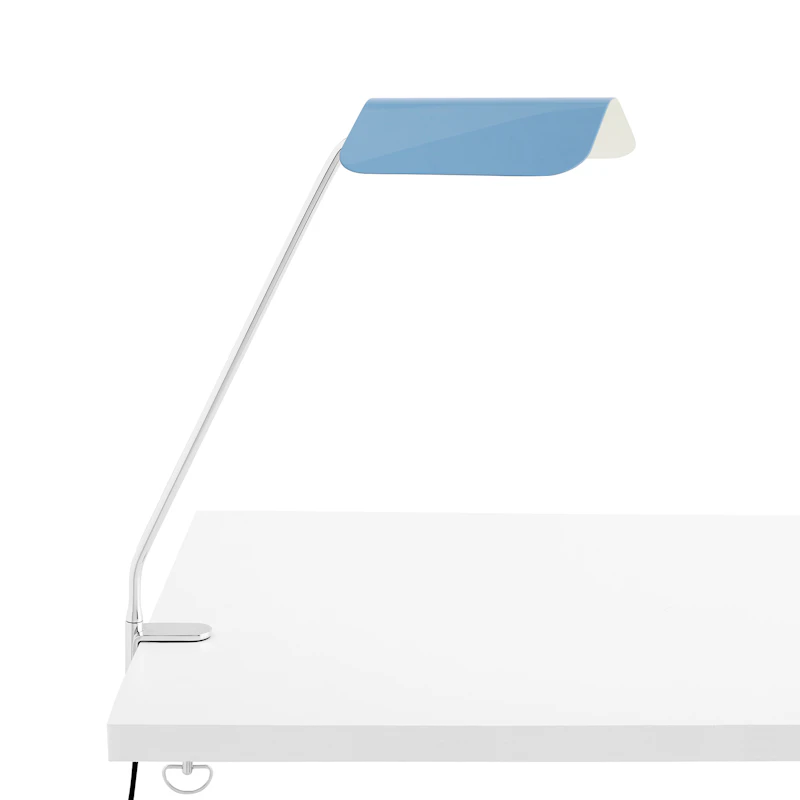 Apex Skrivebordslampe med klemme, Pastelblå