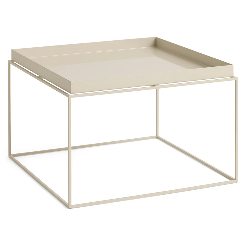 Bakkebord 60x60 cm, Warm Beige