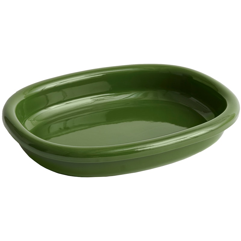 Barro Oval Dish Large, Green