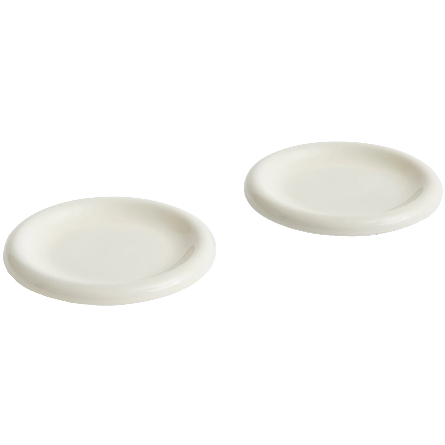 Hay Barro Plate Set Of 2 &Oslash;18 Cm Offwhite - Asietter Terrakotta Off-White - AC459-A668-AI60-02DS