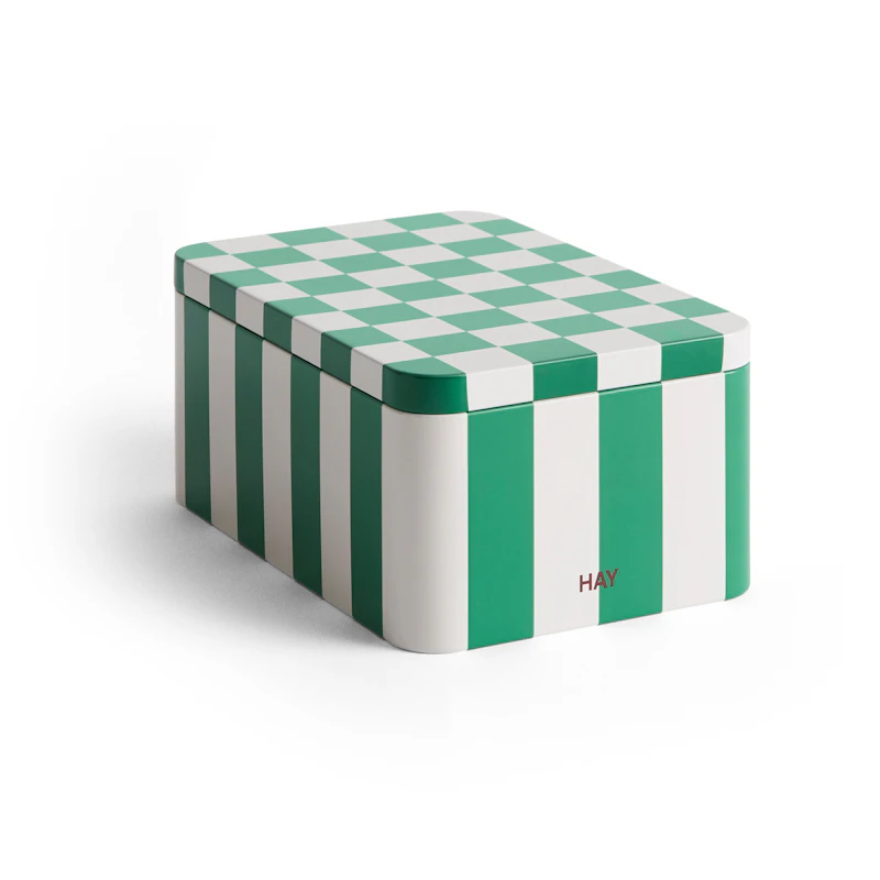 Blikdåse Lille, Grøn / Offwhite