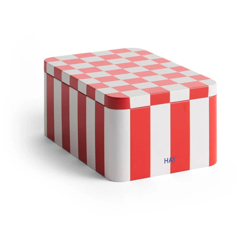 Blikdåse Lille, Rød / Offwhite