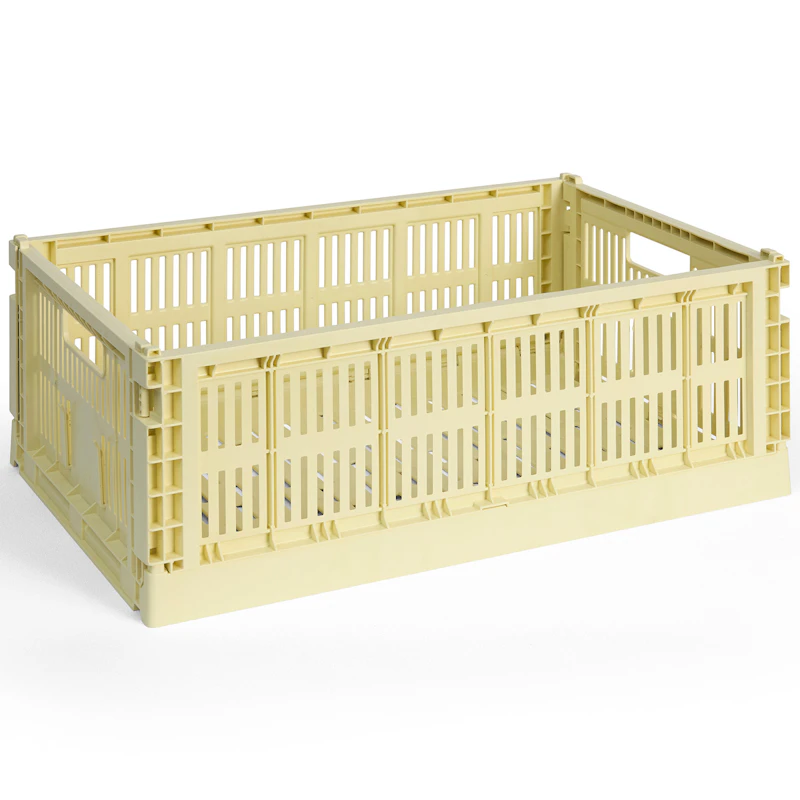 Colour Crate Large Opbevaring, Light Yellow