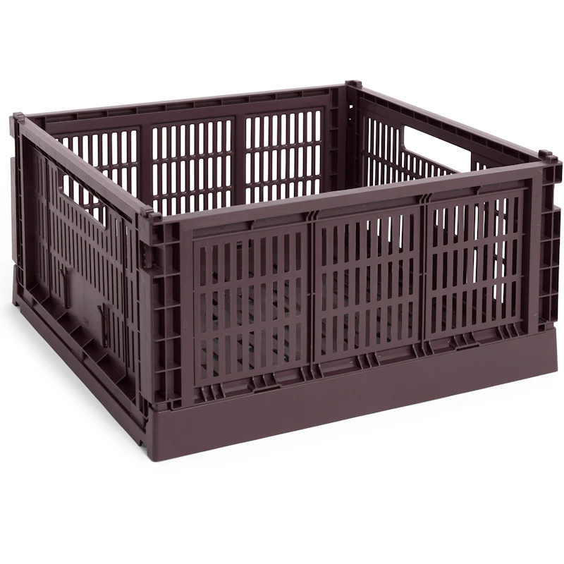 Colour Crate Large Square Opbevaring, Bordeaux